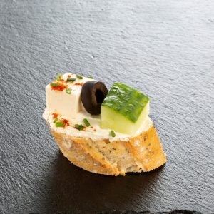 Canapé Gurke-Feta