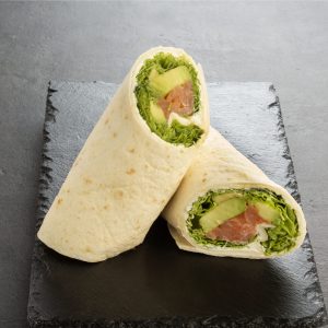 Lachs-Avocado Wrap